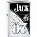 Zippo Jack Daniels #07 HP Chrome Lighter, 24688, Casey Mears Signature