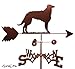 Hand Made BORZOI DOG GARDEN Stake Weathervane ~NEW~