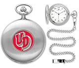IMAGE OF Dayton Flyers UD NCAA Silver Pocket Watch