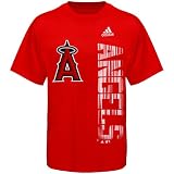 adidas Los Angeles Angels of Anaheim Youth Red The Loudest T-shirt