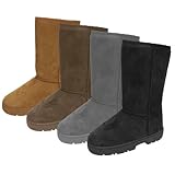 JC Fashion Boots Faux Suede Lug Sole Boot JC Fashion Boots Faux Suede Lug Sole Boot