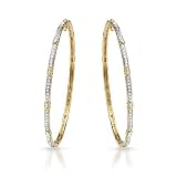 Earrings With 1.05ctw Genuine Length 53mm