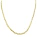 14k Yellow Gold 4mm Mariner Chain Necklace, 24"