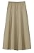 Baby'O GIRLS Ultra Soft Lightweight Denim Fit and Flare A-Line Maxi Skirt