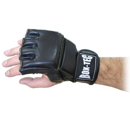 BOX-TEC Powerhand LEDER schwarz Gr.L