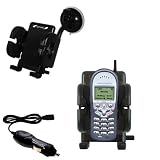 Nextel i205 Flexible Auto Windshield Holder with Car Charger - Uses Gomadic TipExchange