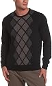 Geoffrey Beene Men's Diamond Center Crewneck Sweater