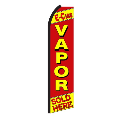 E-Cigs Vapor Sold Here Swooper Flag