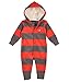 Carter's Fleece Hooded Romper (Baby) - Red-6 Months
