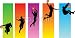 Wallmonkeys Peel and Stick Wall Decals - Basketball Slam Dunk - Removable Graphic