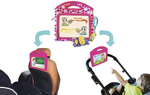 Watch and Roll - Mountable Tablet Case Kit for Car, Stroller, Plane, Toddler & Kid - Blue