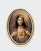 Gold Plated Religious Lapel Pin - Sacred Heart of Jesus