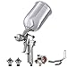 DeVilbiss (DEVGTI-620G) Gravity Feed HVLP Paint Gun with 1.3, 1.4, 1.5mm tips and Aluminum Cup