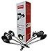 ChefzPros Nonstick Silicone Kitchen Utensil Set - Black