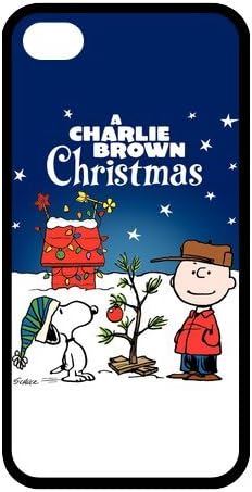 Shinhwa Create Christmas Series Charlie Brown Merry Christmas iPhone 4 4s Case - Snoopy RUBBER Cover