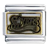 Nba Philadelphia 76ers Licensed Sports Italian Charms Bracelet Link