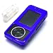 Verizon LG VX8500 Chocolate Solid Blue Crystal Case Cover with Detchable Belt Clip