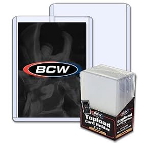 25 Pack - BCW Premium (or Ultra Pro) 3 X 4 Top Loader Card Holder for Baseball and other Trading Cards! (Regular Thickness)
