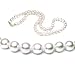AugustinaJewelry Single Strand 22 Inch 9-10mm White Freshwater Cultured Pearl Necklace