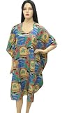 Tropical Printed Caftan Tunic Cover up Kaftan XMas Christmas Gift