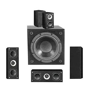Pinnacle 350 Watt Audiophile 5.1 Speaker System
