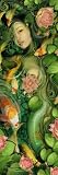 "Coy" Mermaid 36x12 Collector's Edition Giclee on Canvas