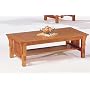 Mission Style Oak Finish Occasional Coffee Table