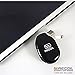Recoil Automatic Cord Winder for Headphones, USB Cables and Phone, Tablet and Reader Chargers. No More Tangled Cords! The Original Retractable Cord Organizer. Black, Size Medium