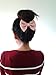SET OF 2- GRAY LACE AND PEACH LACE SMALL BOW HAIR CLIPS