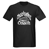 Cheerleading Coach Grunge Sports Dark T-Shirt by CafePress