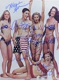 Signed American Pie 8x10 by Jason Biggs, Alyson Hannigan, Mena Suvari, Tara Reid and Shannon Elizabeth Photo
