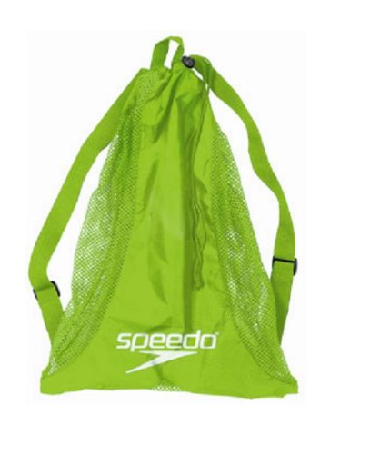 Speedo Deluxe Mesh Equipment Bag (Neon Lime)