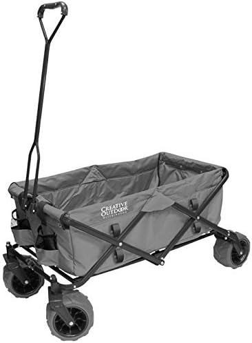 Big Wheel All Terrain Outdoor Beach &amp; Garden Multipurpose Folding Wagon by CREATIVE OUTDOOR DISTRIBU