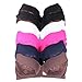 Ilys Lace Accent Multi Color D and DD Cup Bra 6 Pack
