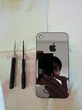 Iphone 4 Back Cover Housing, Mirror Glass Battery Door, Replacement Back Ho ....