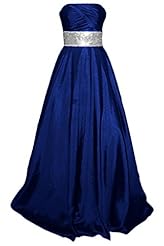 Strapless Belted Party Dress 
