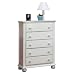 Sorelle Vista 5-Drawer Chest - France White