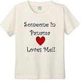 SOMEONE IN PANAMA LOVES ME - BigBoyMusic Youth Designs - White T-shirt