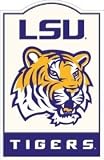 LSU Tigers Nostalgic Metal Sign