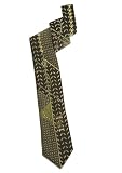 Terrace Woven Tie in lime, black