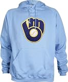 Milwaukee Brewers Light Blue Goalie Hooded Sweatshirt
