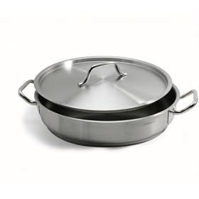 Danesco Gastronome Pro Stainless Steel 7.5-Quart Low Casserole with Lid by Danesco
