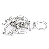 uxcell　ワイヤバンド　ホースバンド　76mm直径　10個入り