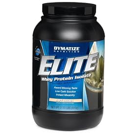 Dymatize Nutrition Elite Whey Protein Isolate Powder, Cafe Mocha, 2.03-Pound Tub