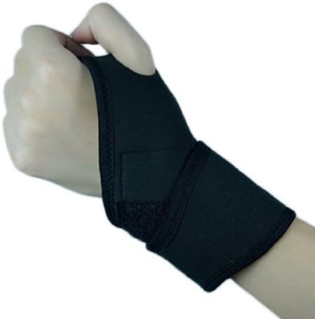 Cute Onlines Sports Wristbands Black Sports Elastic Stretchy Wrist Joint Brace Support Wrap Band Winding Adjustable Pressure Wristbands Suitable for Outdoor Living Cycling Outdoor Sports Tennis and Other