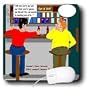 Londons Times Funny Music Cartoons - When Cartoonists Run Out Of Ink - Mouse Pads