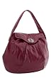 Marc by Marc Jacobs Posh Turnlock Shoulder Hobo Bag Berry Patent