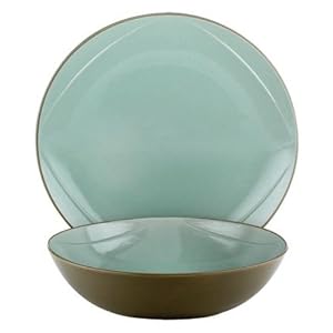 Dansk Align Mint 2 Piece Serving Set by 