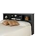 Prepac Storage Headboard - Black (King)