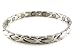 Silver Stainless Steel Link Magnetic Bracelet #32S 8"